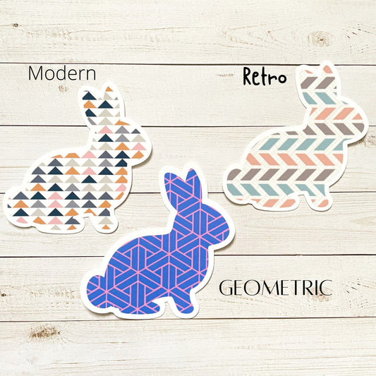Bunny Rabbit Vinyl Sticker | Glossy | Waterproof | Easter Bunny Sticker | Laptop Sticker | Water Bottle | Animal Sticker