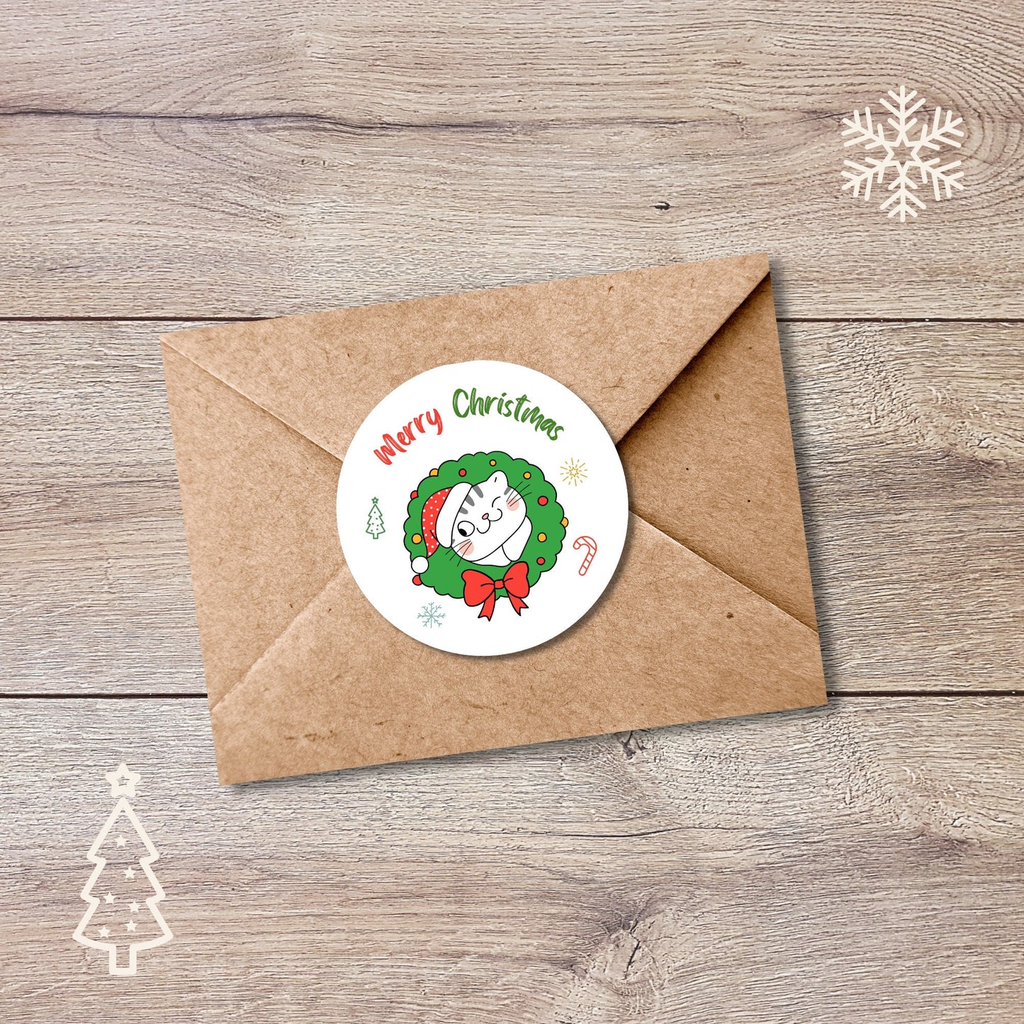 Personalized Christmas Stickers