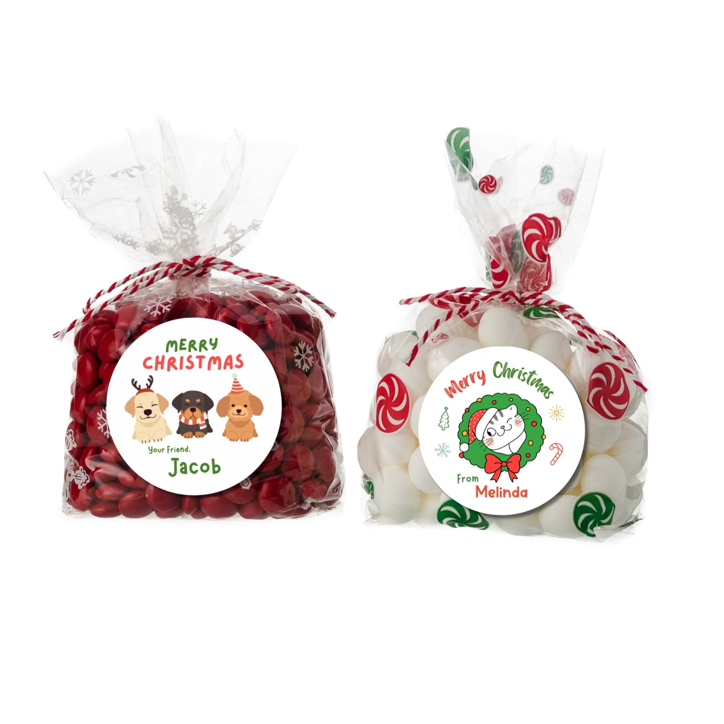 Personalized Christmas Stickers