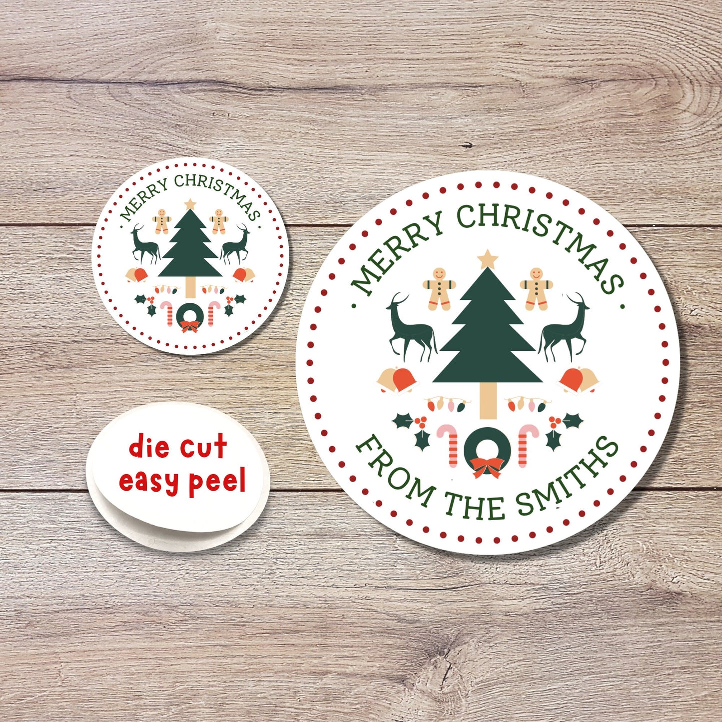 Personalized Christmas Stickers