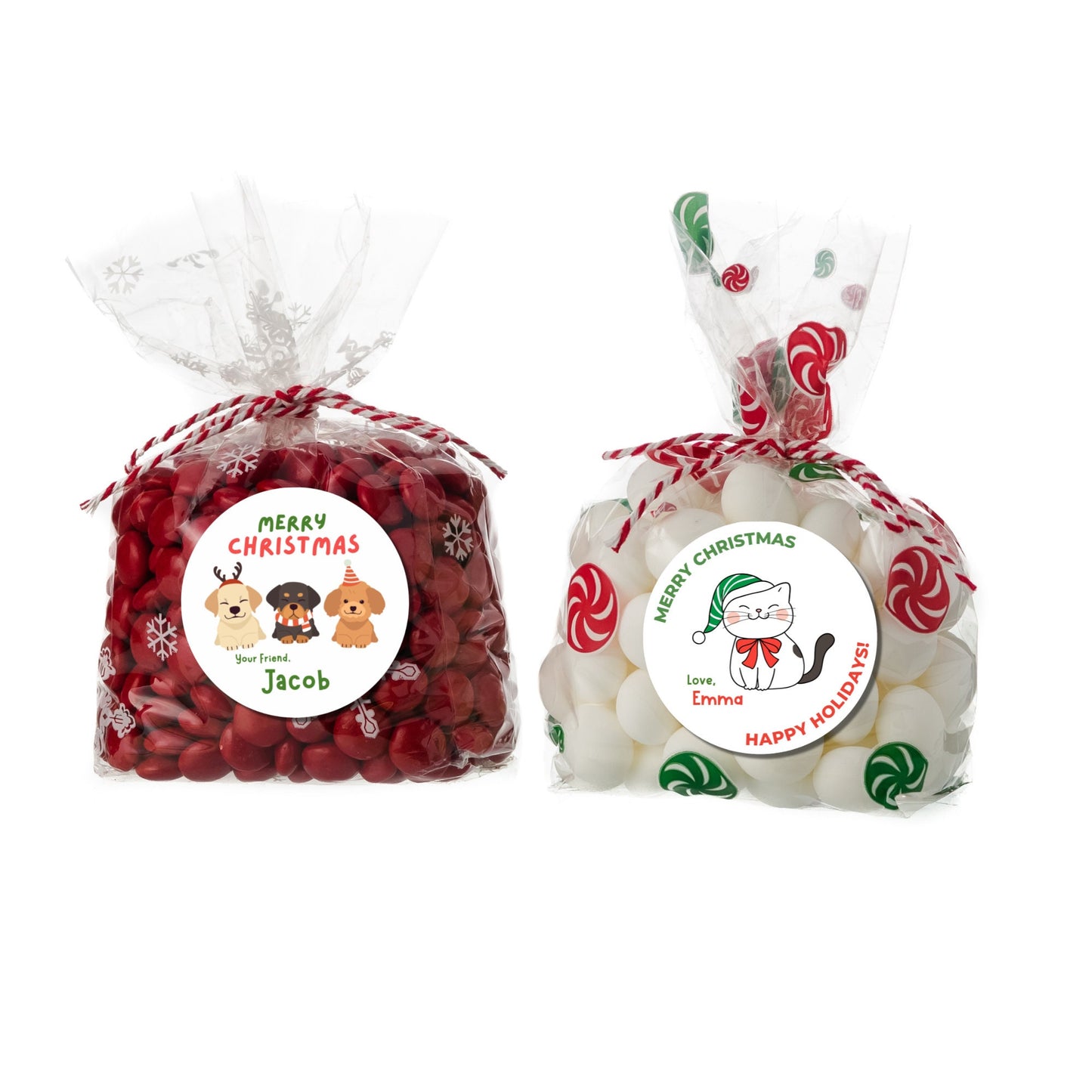 Personalized Christmas Stickers
