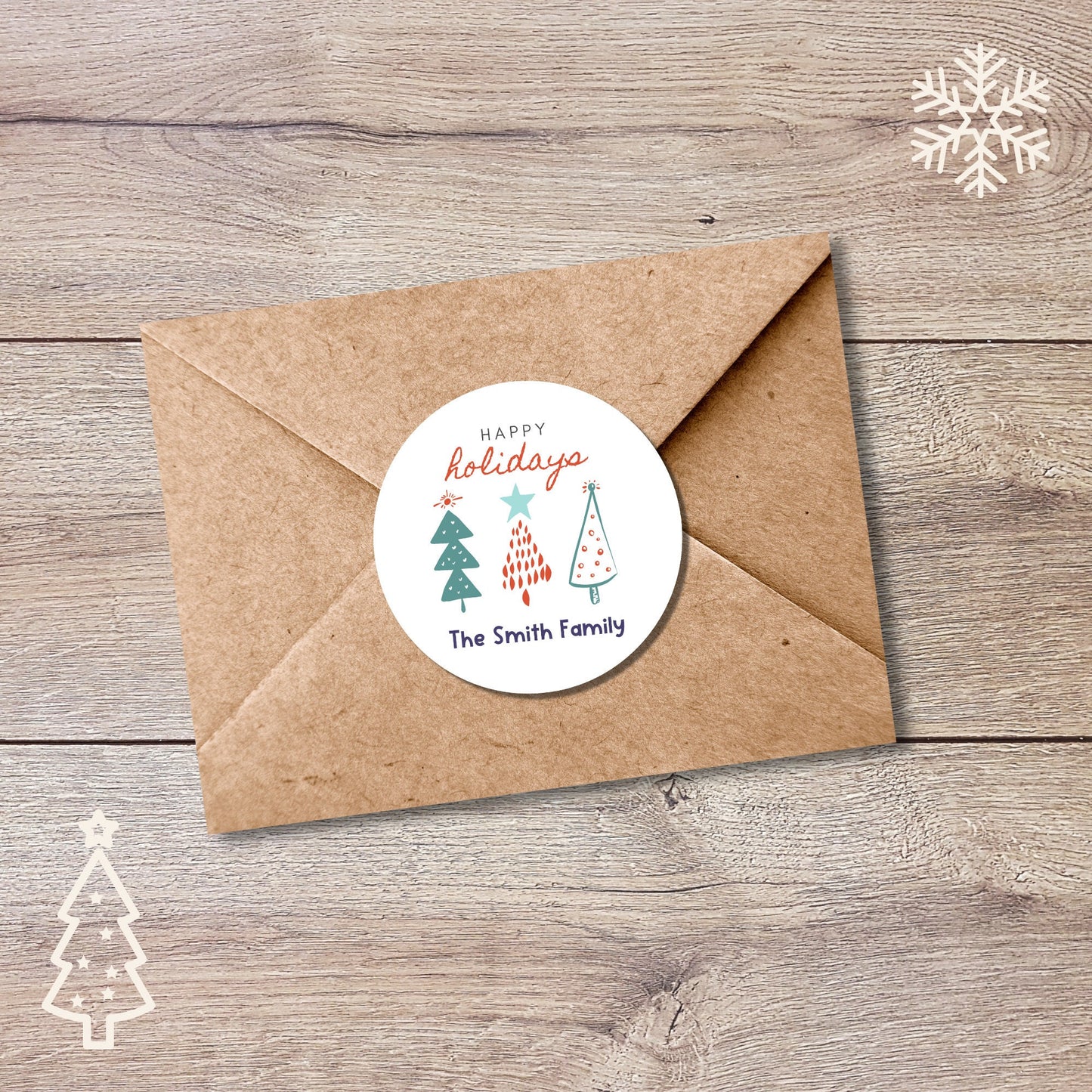 Personalized Christmas Stickers