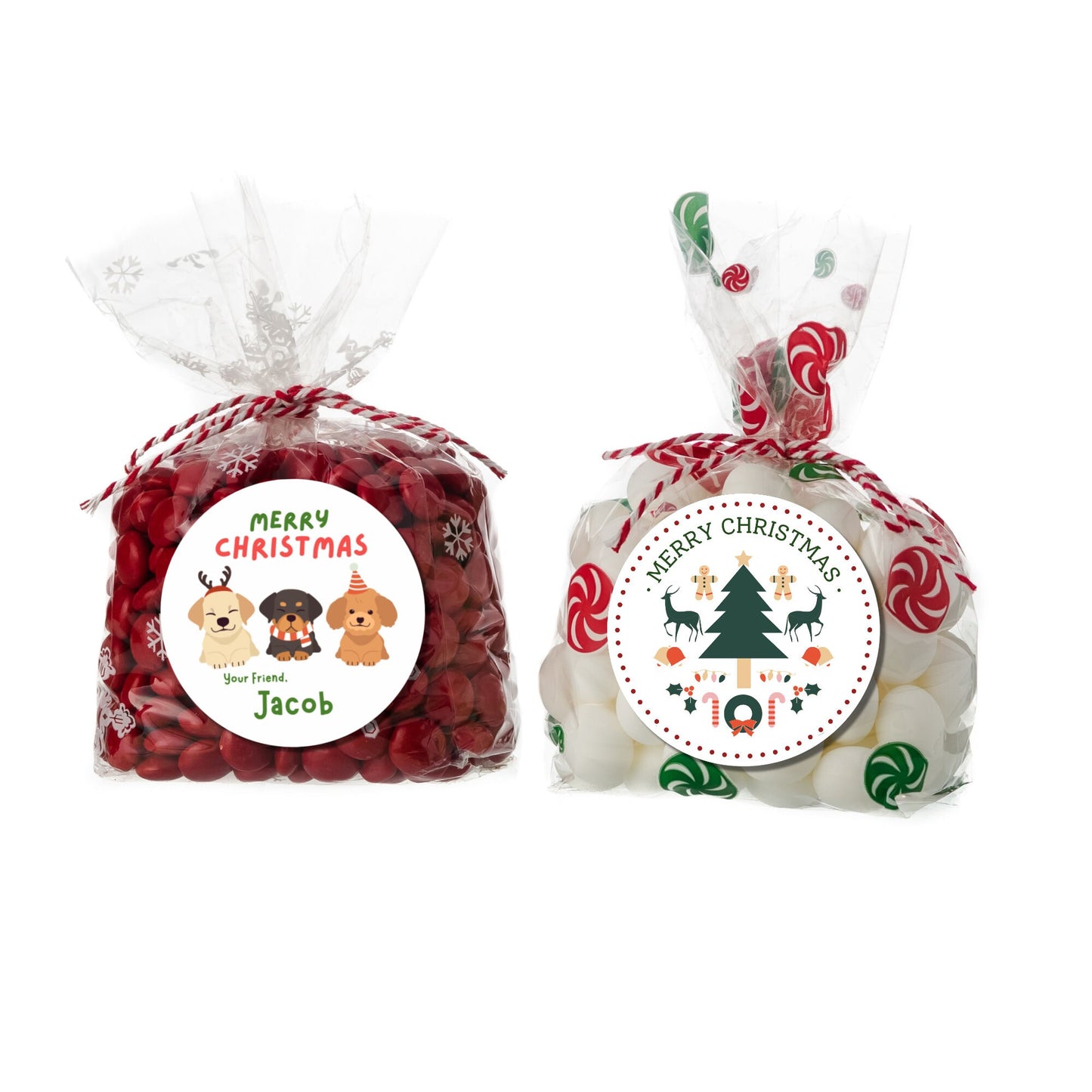 Personalized Christmas Stickers