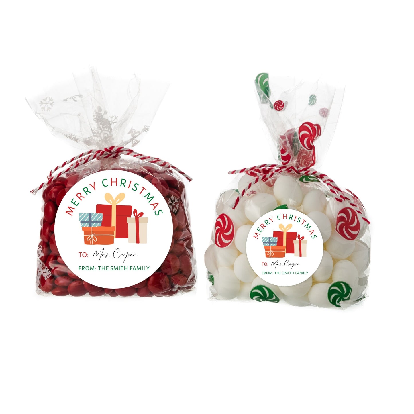 Personalized Christmas Gift Stickers