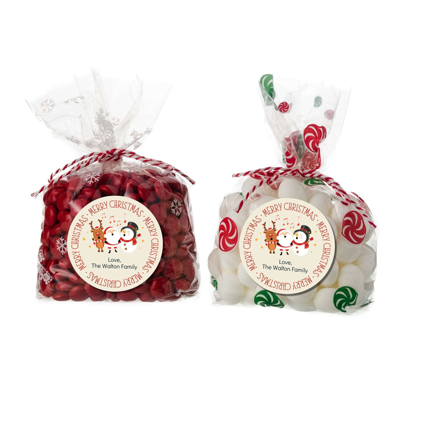 Personalized Christmas Stickers