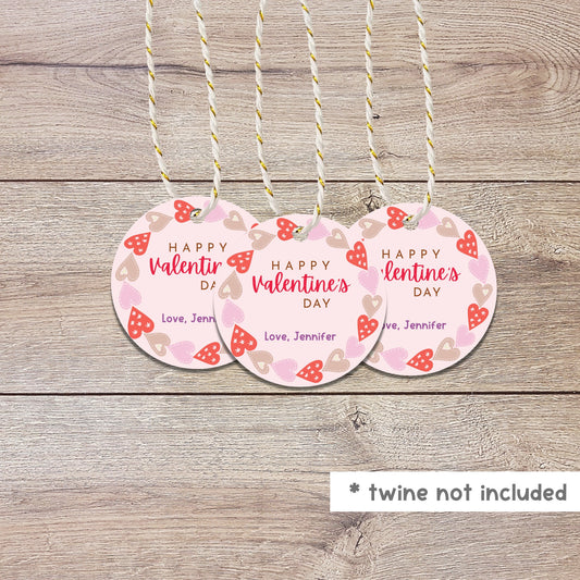 Personalized Valentine's Day Gift Tags
