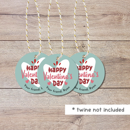 Personalized Valentine's Day Gift Tags