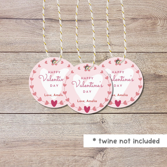 Personalized Valentine's Day Gift Tags