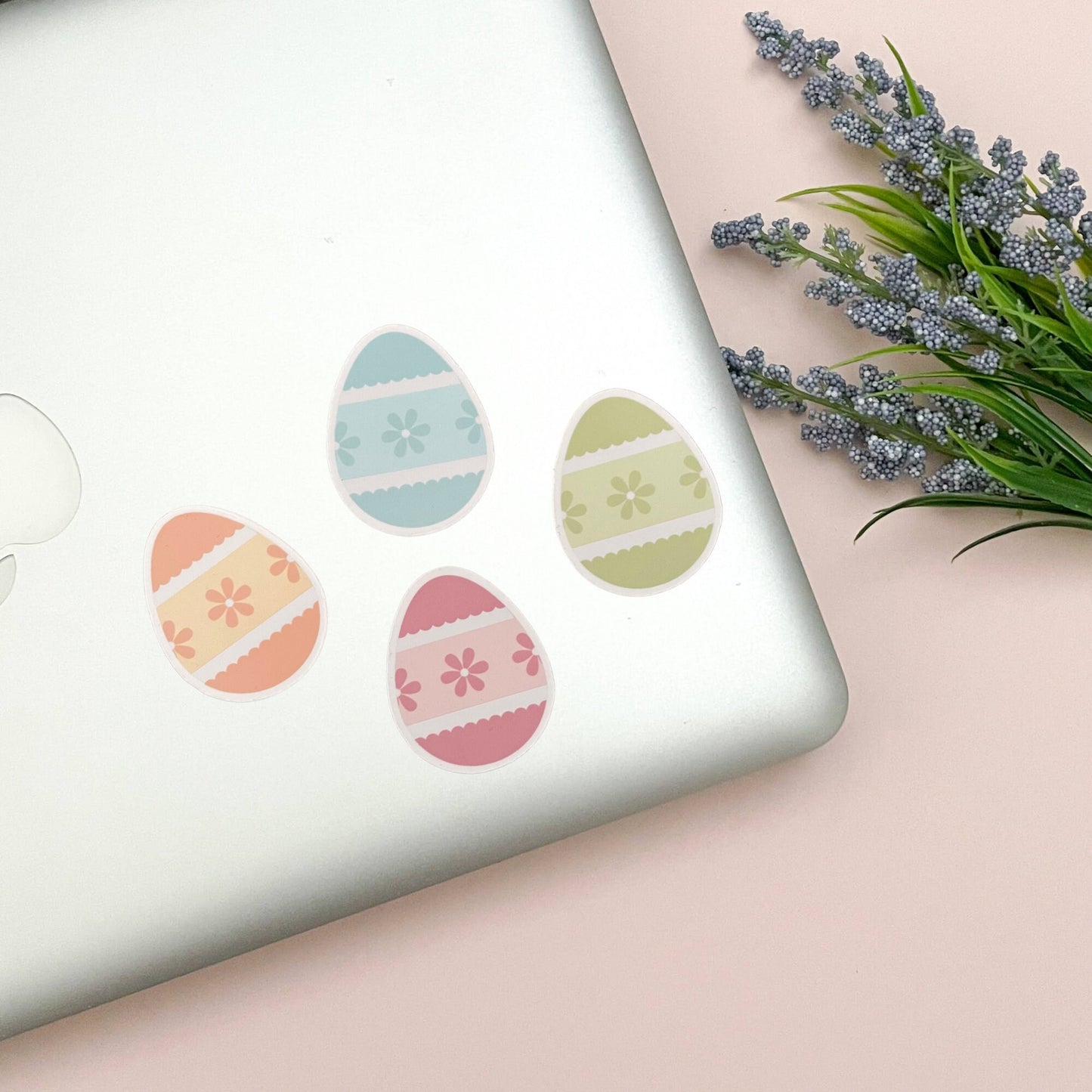 Easter Egg Vinyl Sticker, Easter Egg Basket Vinyl Sticker for Laptop Water Bottle, Cute Easter Sticker for Easter Basket Favor, Easter Gift