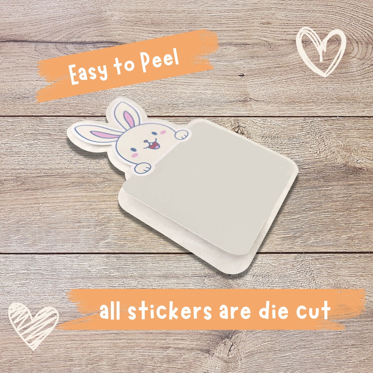 Personalized Easter Stickers, Matte or Glossy Finish, Custom Happy Easter Label, Easter Gift Basket Treat Bag Sticker, Easter Bunny Stickers