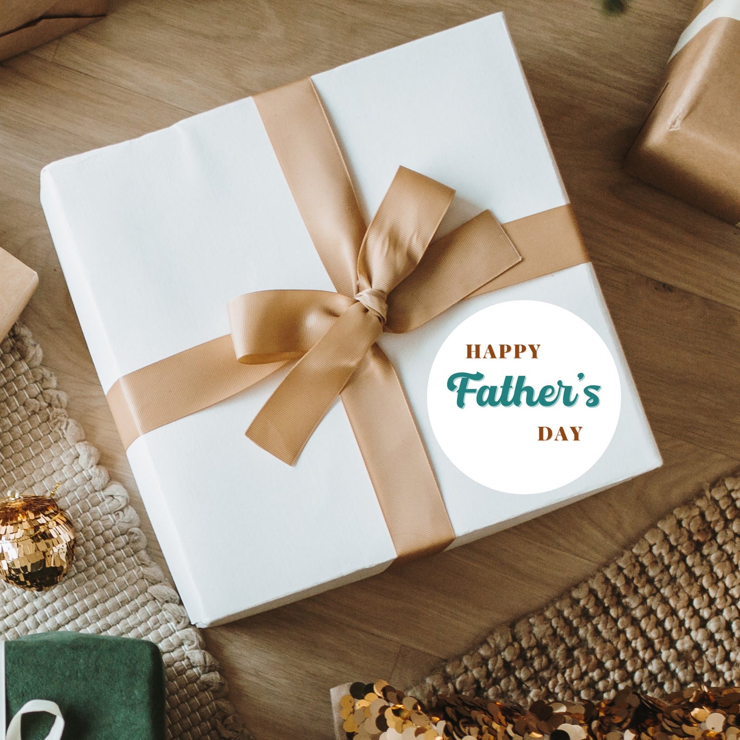 Personalized Father's Day Stickers, Father's Day Sticker, Custom Father's Day Label Best Dad Ever, Father's Day Gift Label Tag, Love You Dad