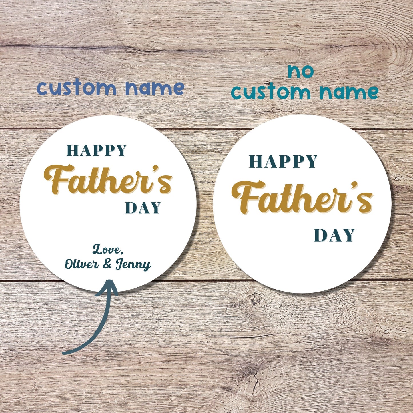 Personalized Father's Day Stickers, Father's Day Sticker, Custom Father's Day Label Best Dad Ever, Father's Day Gift Label Tag, Love You Dad