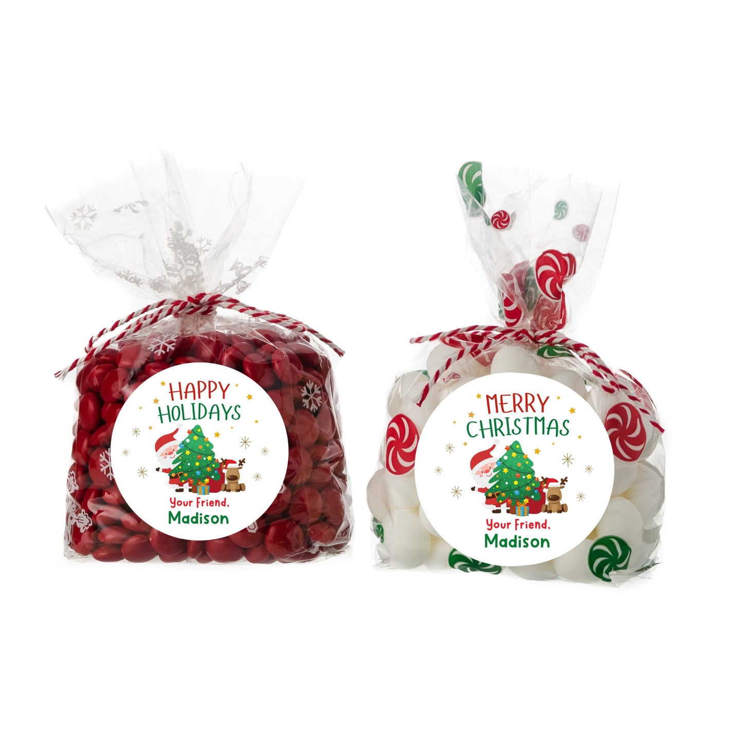 Personalized Christmas Stickers