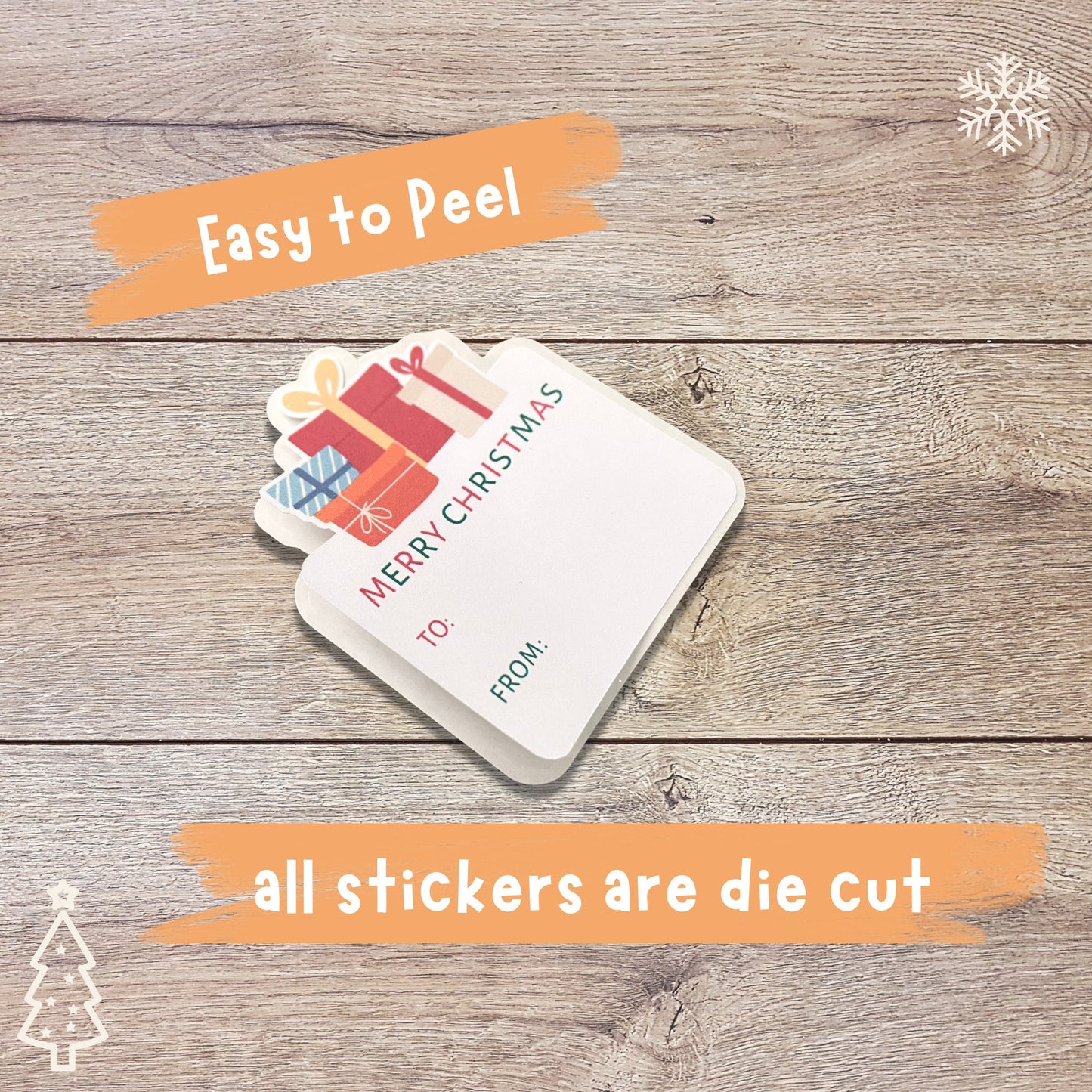 Personalized Christmas Stickers