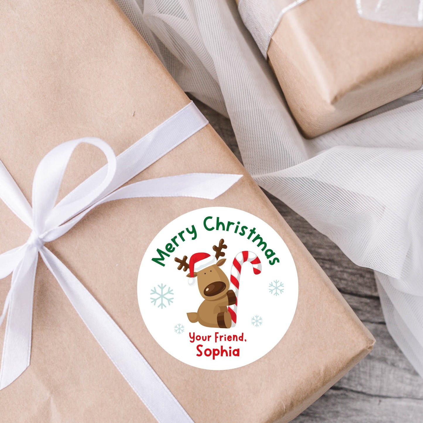 Personalized Christmas Stickers