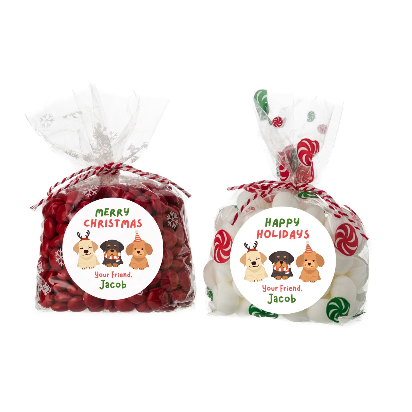 Personalized Christmas Stickers