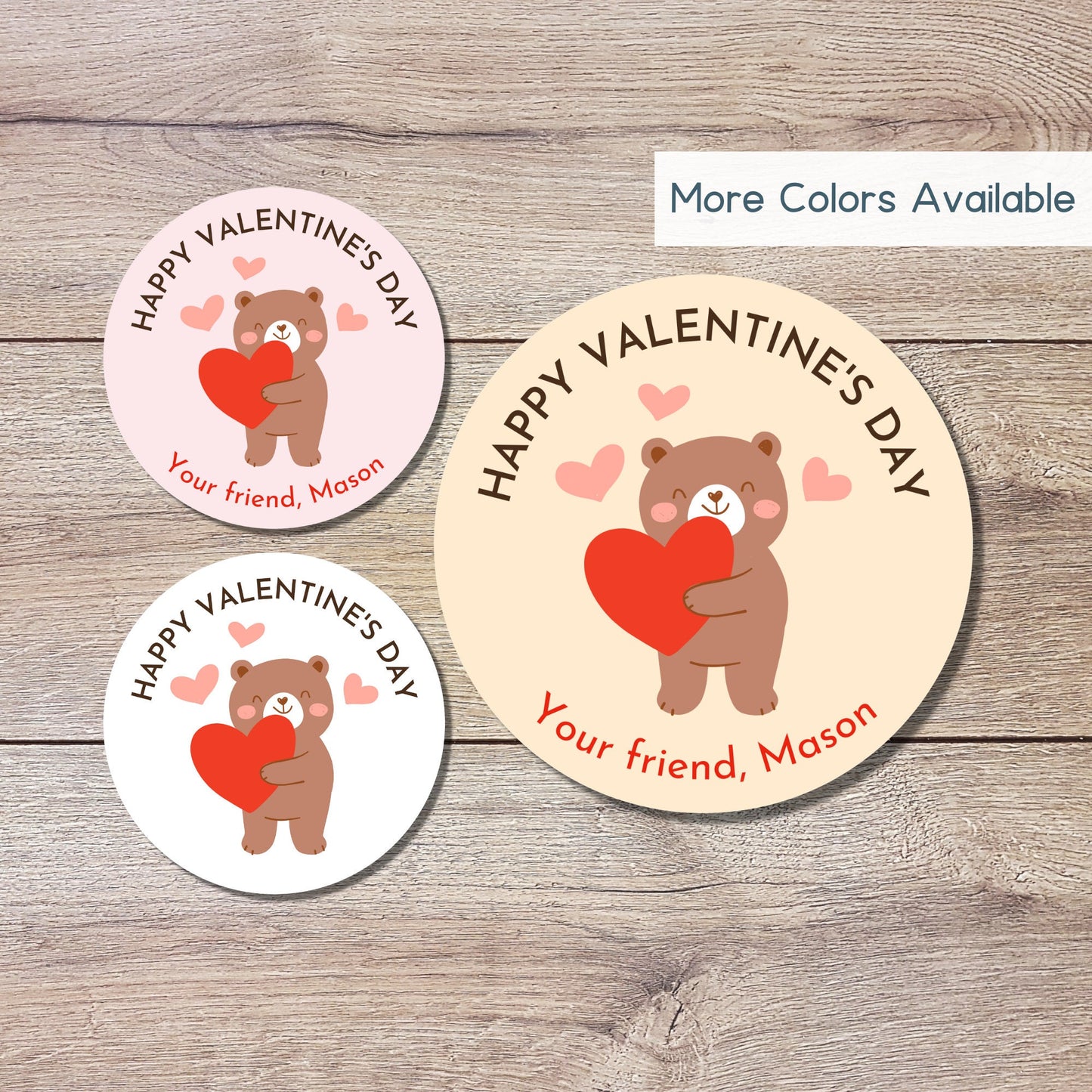 Personalized Valentine's Day Stickers