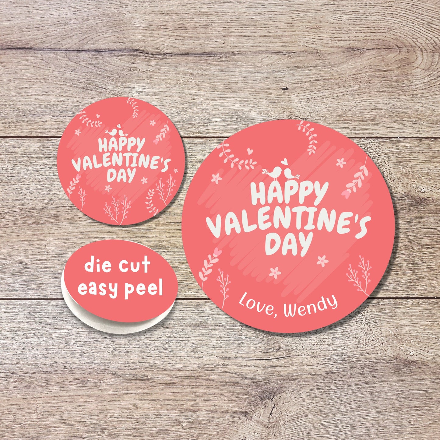 Personalized Valentine's Day Stickers