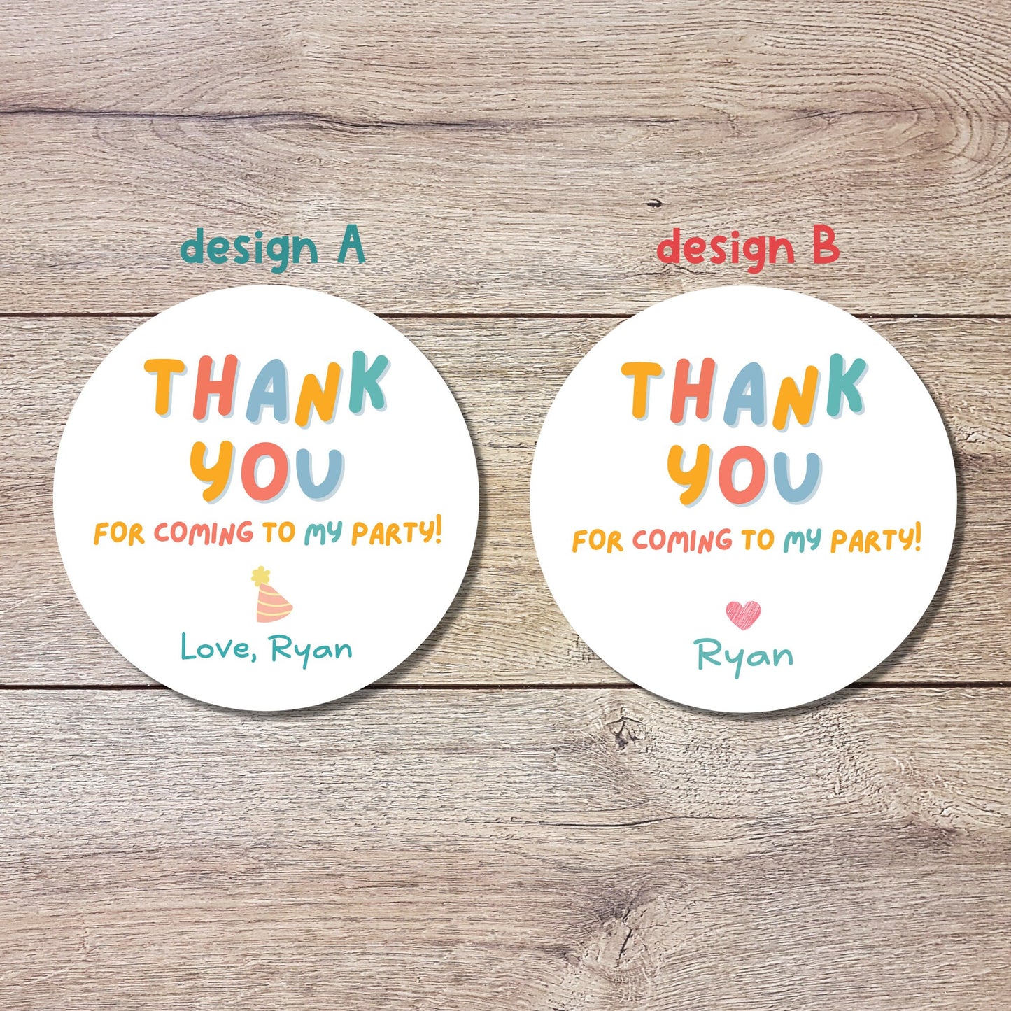 Personalized Birthday Sticker