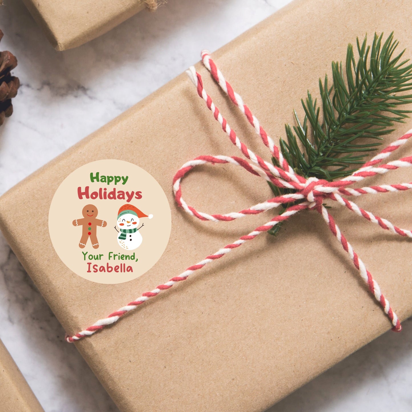 Personalized Christmas Stickers