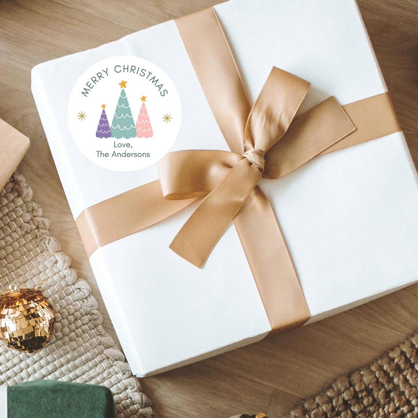 Personalized Christmas Stickers