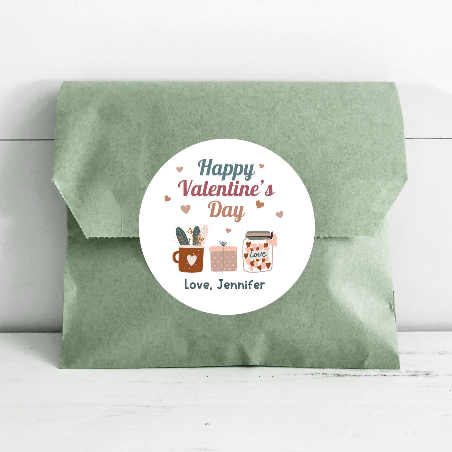 Personalized Valentine's Day Stickers