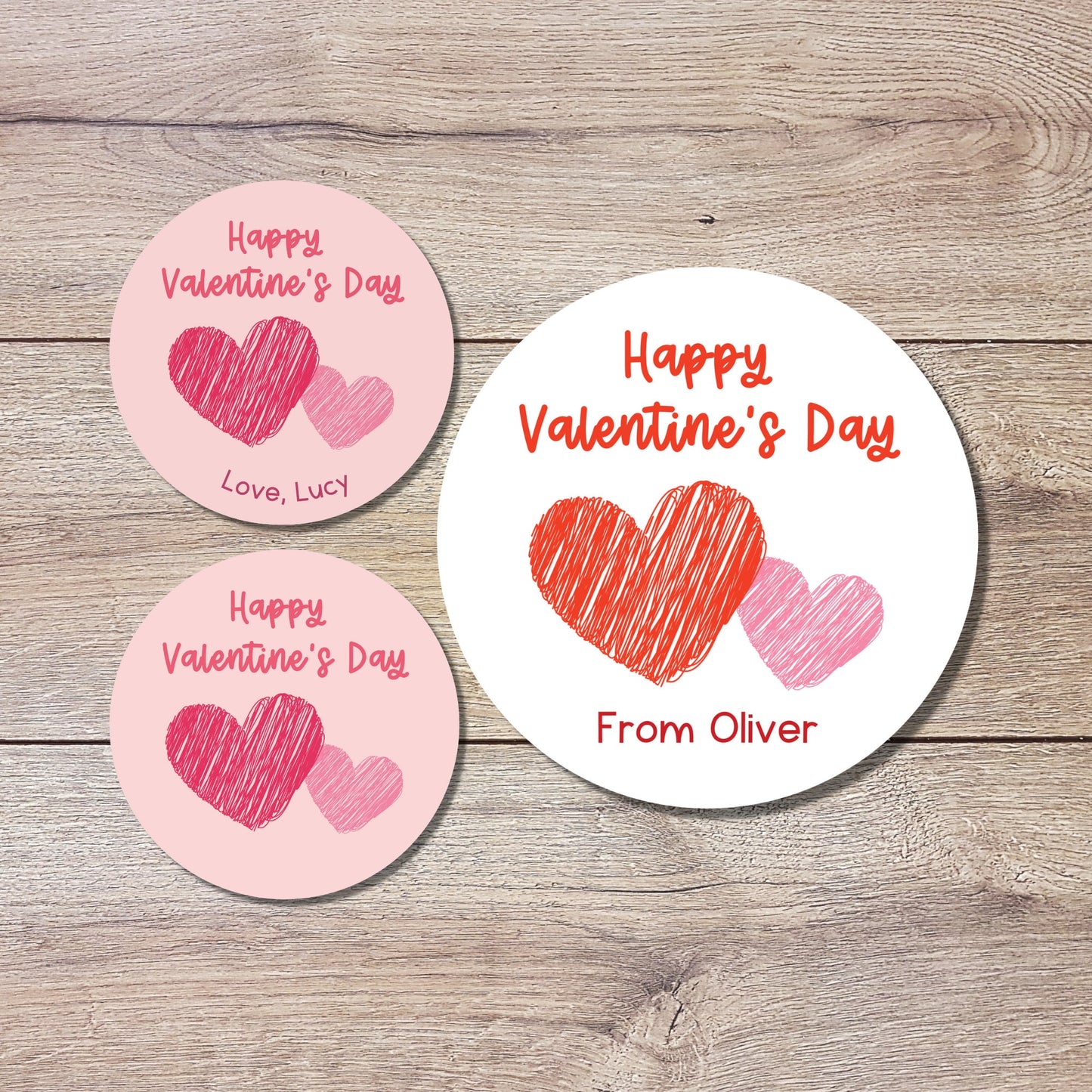 Personalized Valentine's Day Stickers