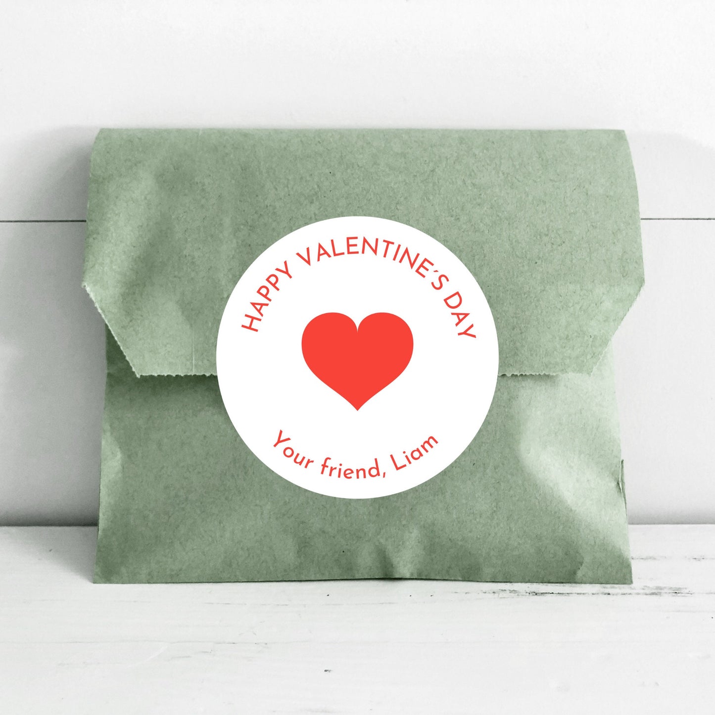 Personalized Valentine's Day Stickers