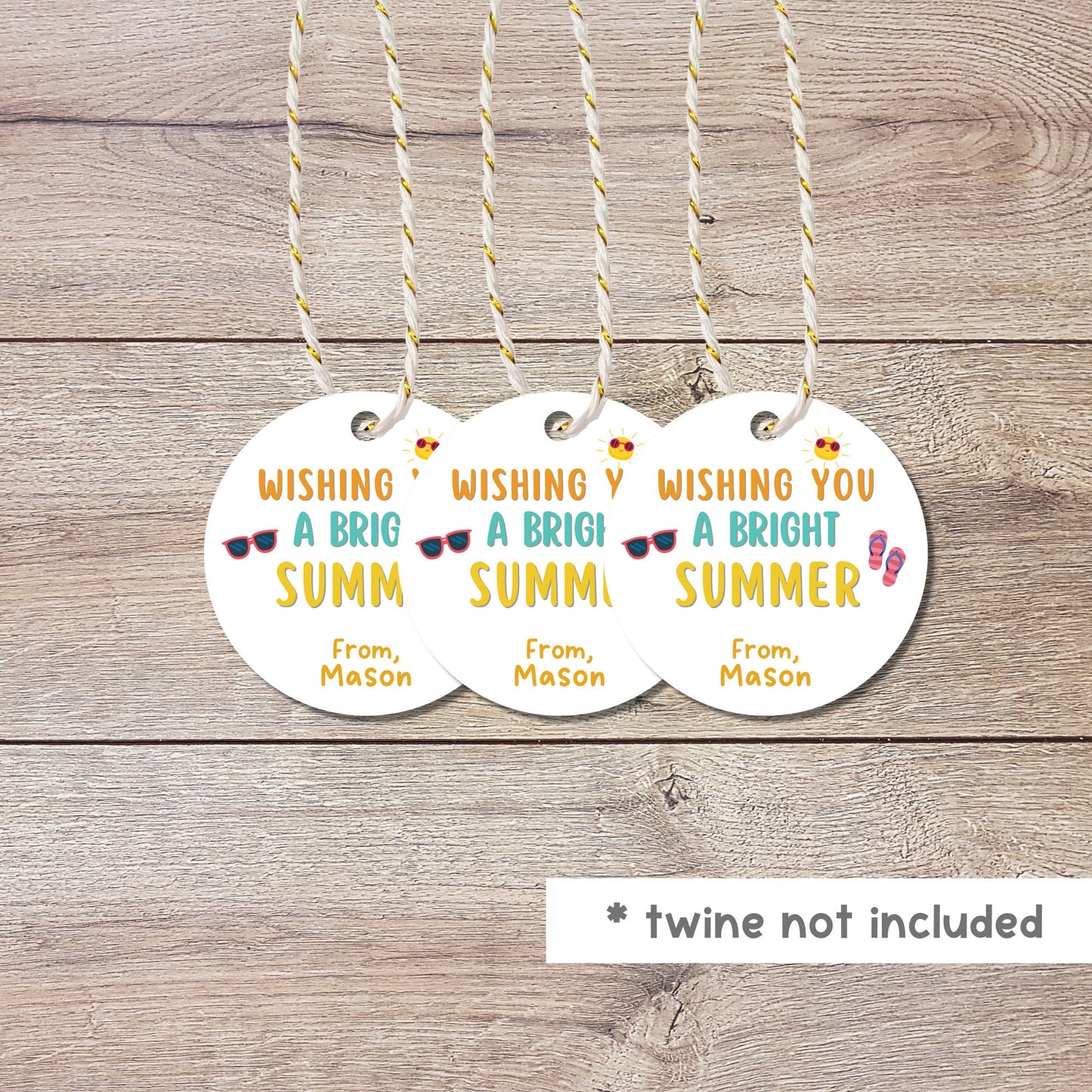 Happy Last Day of School Tags, School Party Favor Gift Tags, End of School Party Treat Bag Tags, School Party Gift Label Tags