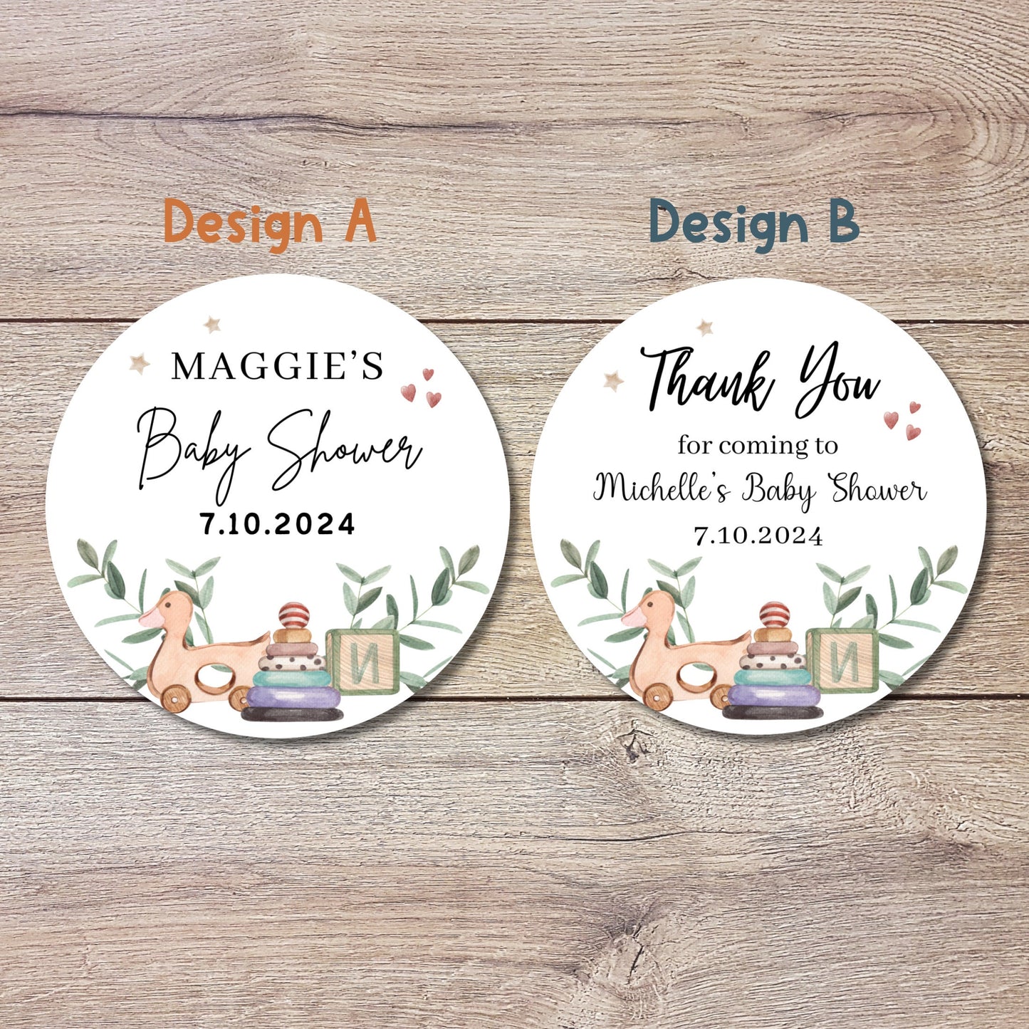 Personalized Baby Shower Stickers, Custom Thank You for Coming Celebrating with Us Labels, Mom to Be Sprinkling Baby Party Favor Sticker