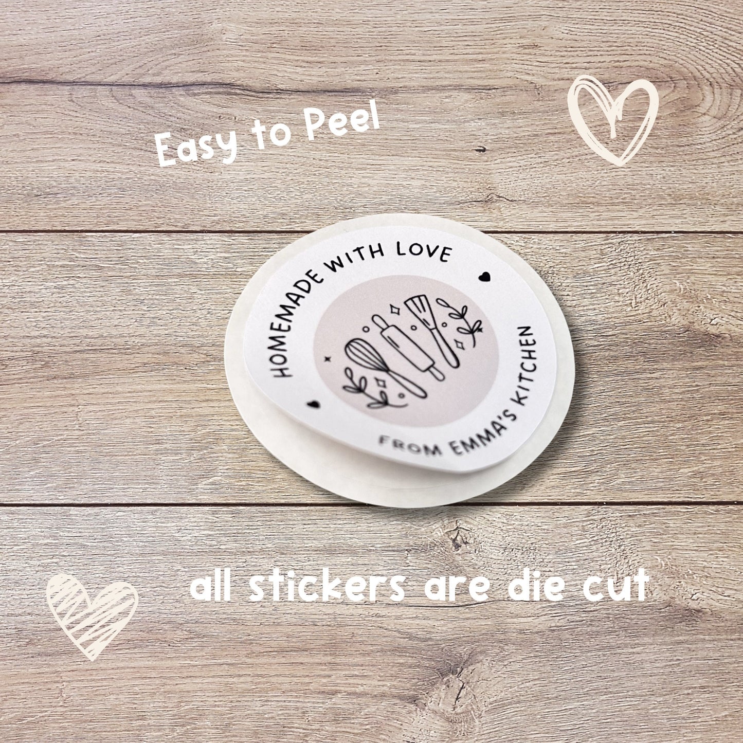 From the Kitchen of Stickers, Customized Homemade Baked Goods Label, Personalized Small Business Bakery Packaging Labels, Baking Stickers