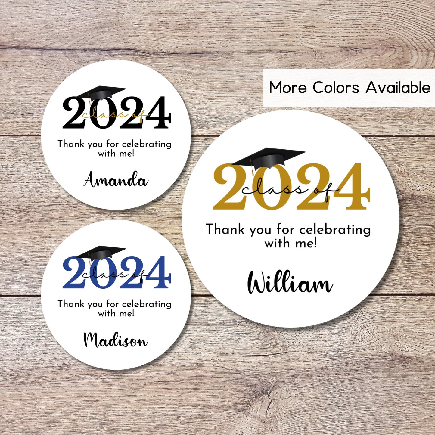 Personalized Graduation Stickers, Happy Graduation Labels, Custom Graduation Party Favor Stickers, Graduation Gift Bag Sticker, Grad Party