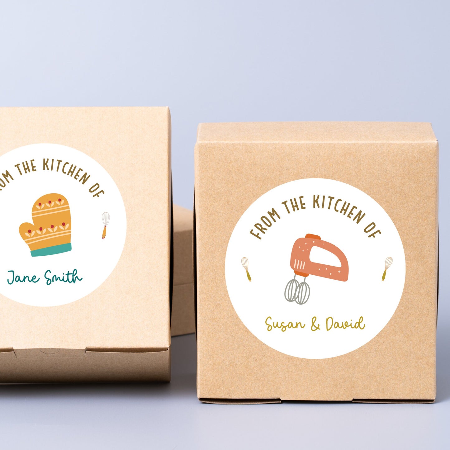 From the Kitchen of Stickers, Customized Homemade Baked Goods Label, Personalized Small Business Bakery Packaging Labels, Baking Stickers