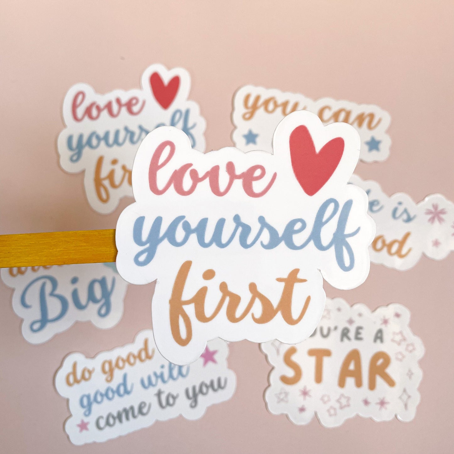Love Yourself First Vinyl Sticker