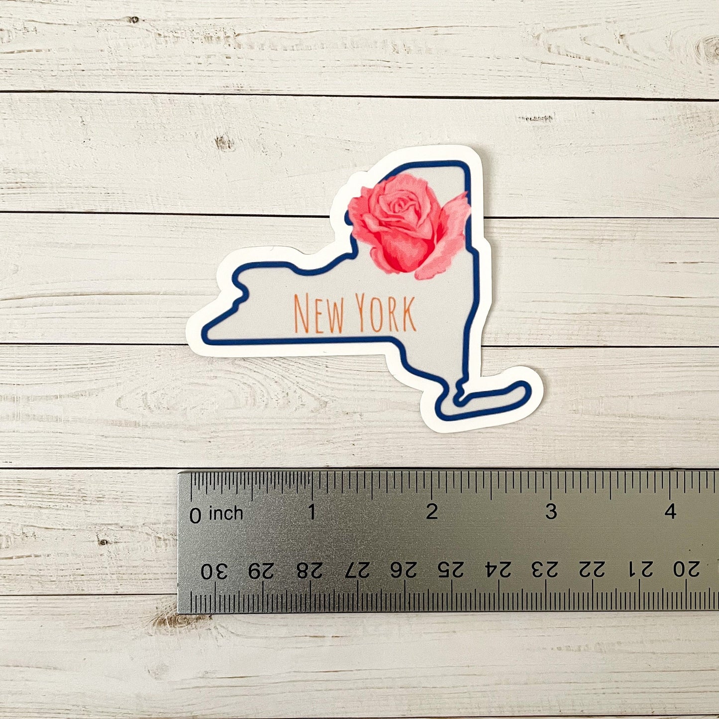 New York State Flower Vinyl Sticker