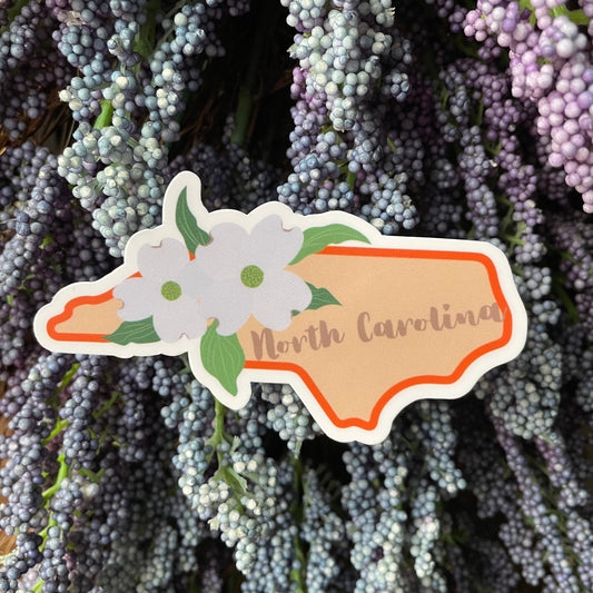 North Carolina State Flower Vinyl Sticker