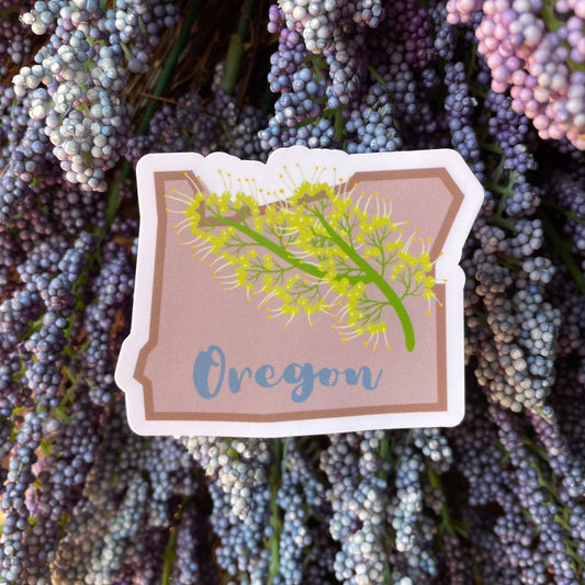 Oregon State Flower Vinyl Sticker