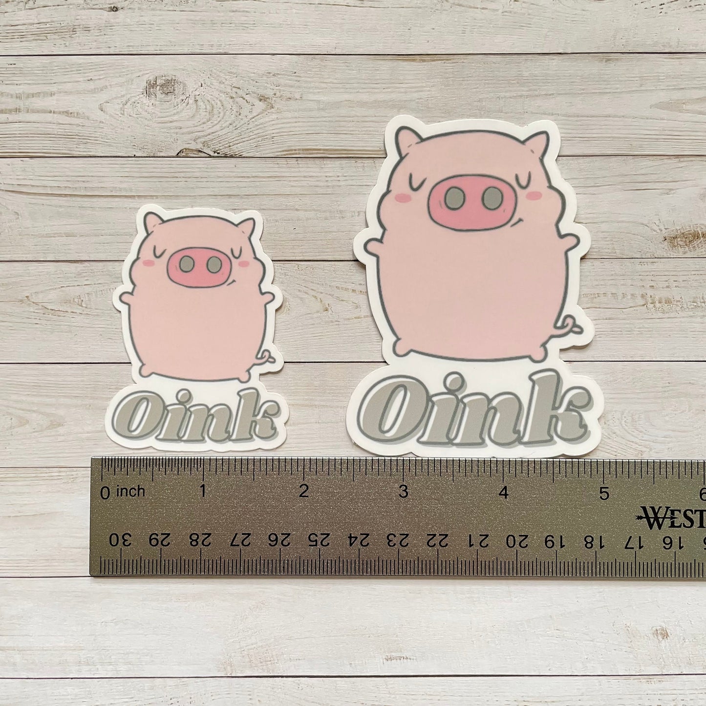 Pig Oink Vinyl Sticker