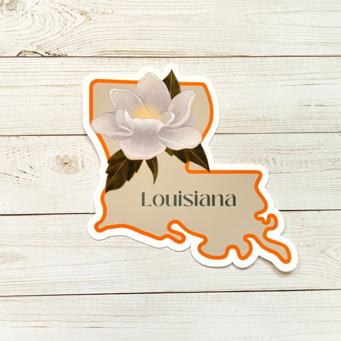 Louisiana State Flower Vinyl Sticker