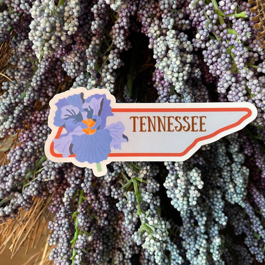 Tennessee State Flower Vinyl Sticker