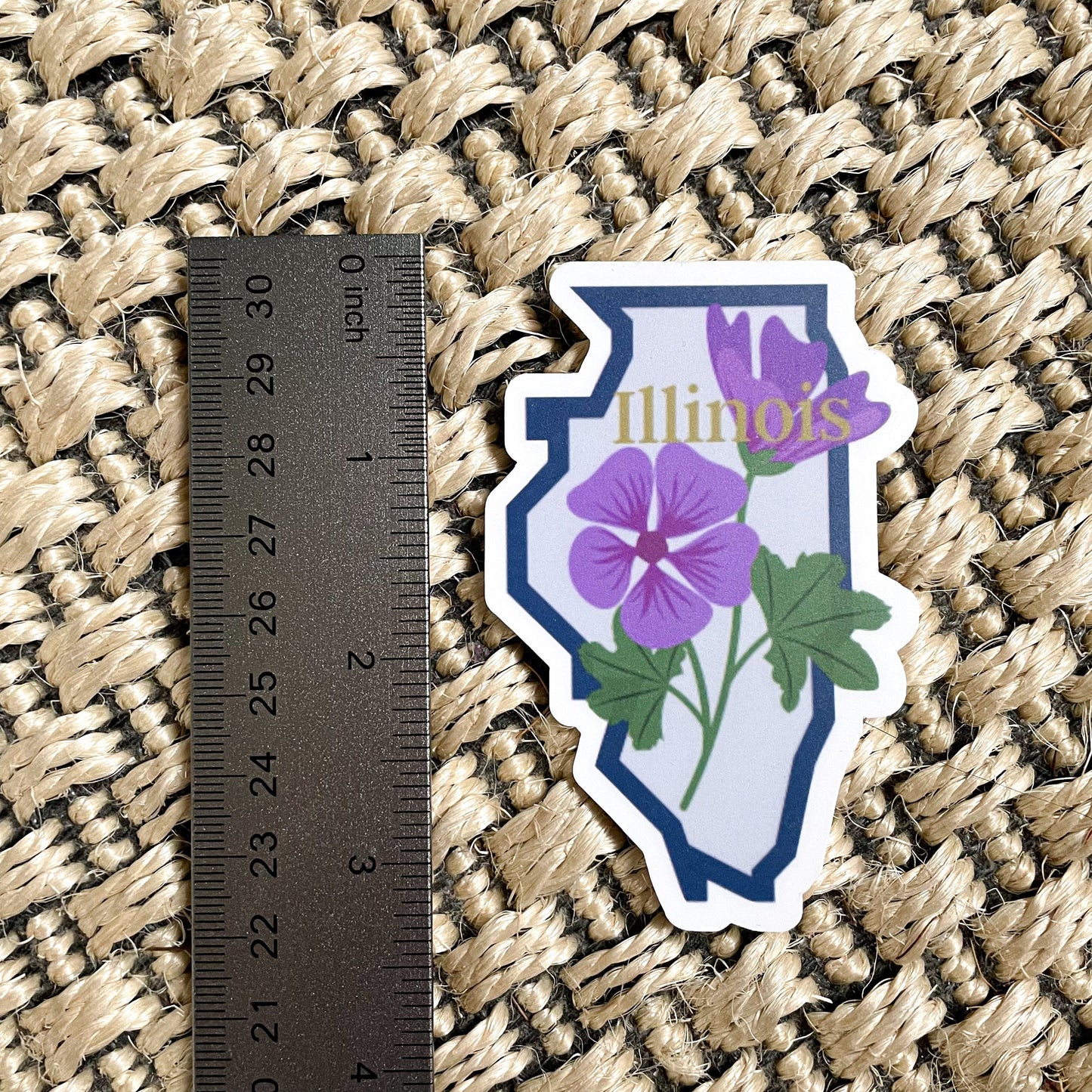 Illinois State Flower Vinyl Sticker