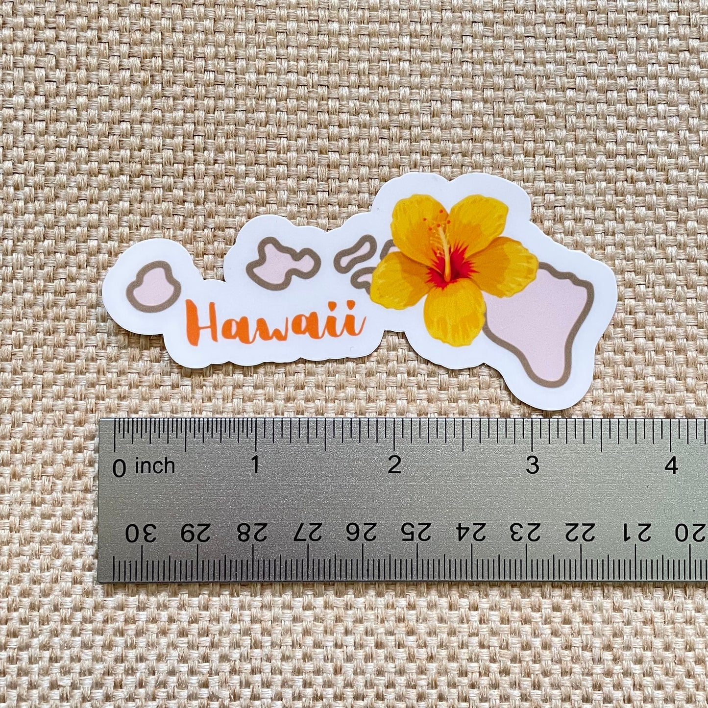 Hawaii State Flower Vinyl Sticker