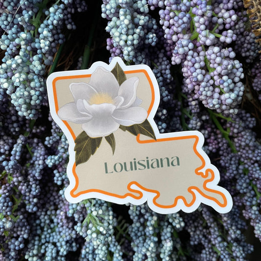 Louisiana State Flower Vinyl Sticker