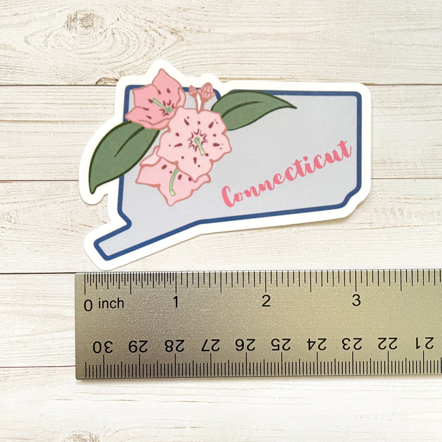 Connecticut State Flower Vinyl Sticker