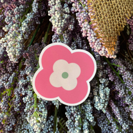 Modern Flower Vinyl Sticker Set