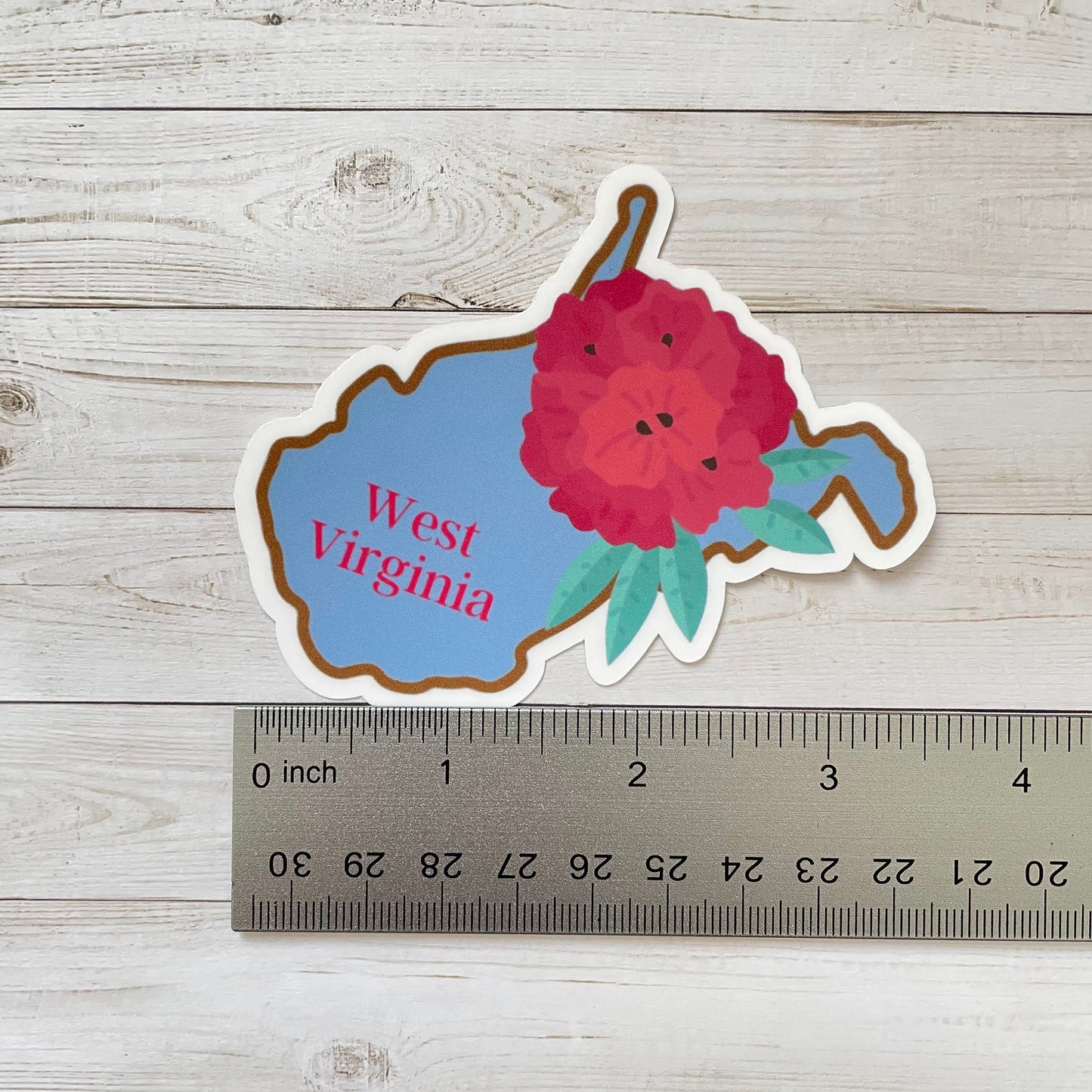 West Virginia State Flower Vinyl Sticker