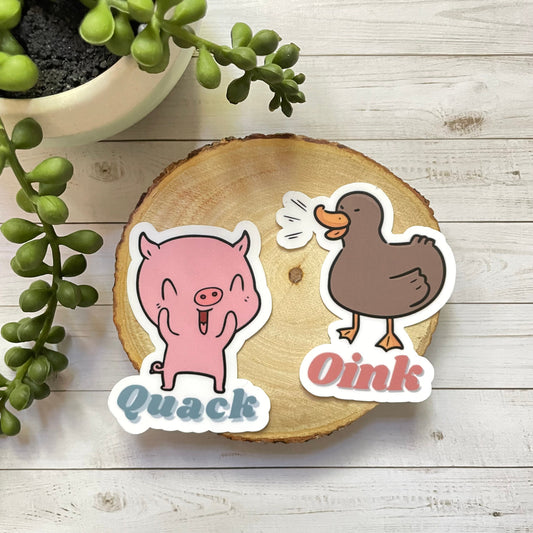 Funny Animals Vinyl Sticker