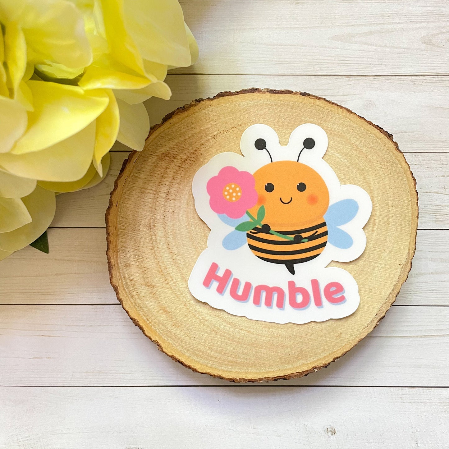 Bee Humble Vinyl Sticker