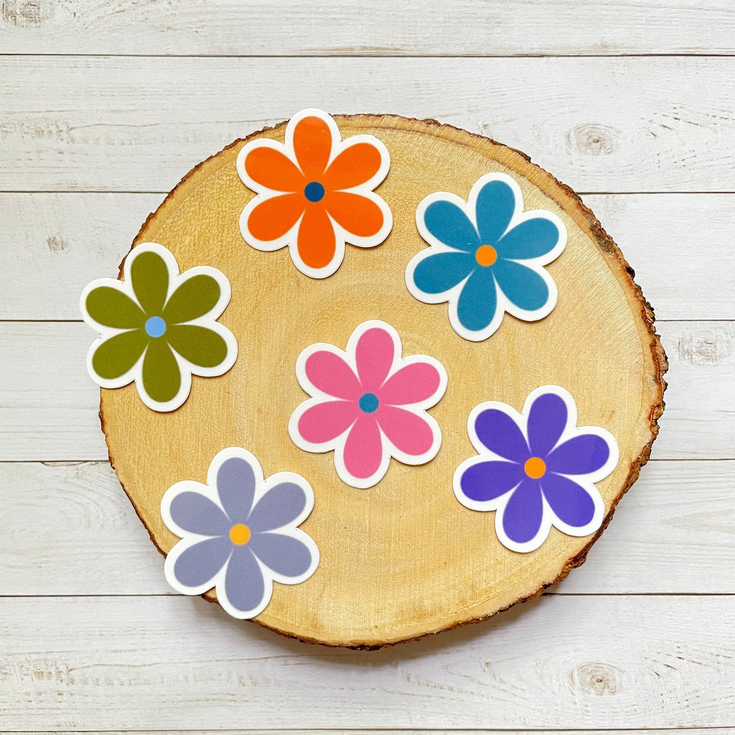 Mini Daisy Vinyl Sticker Set