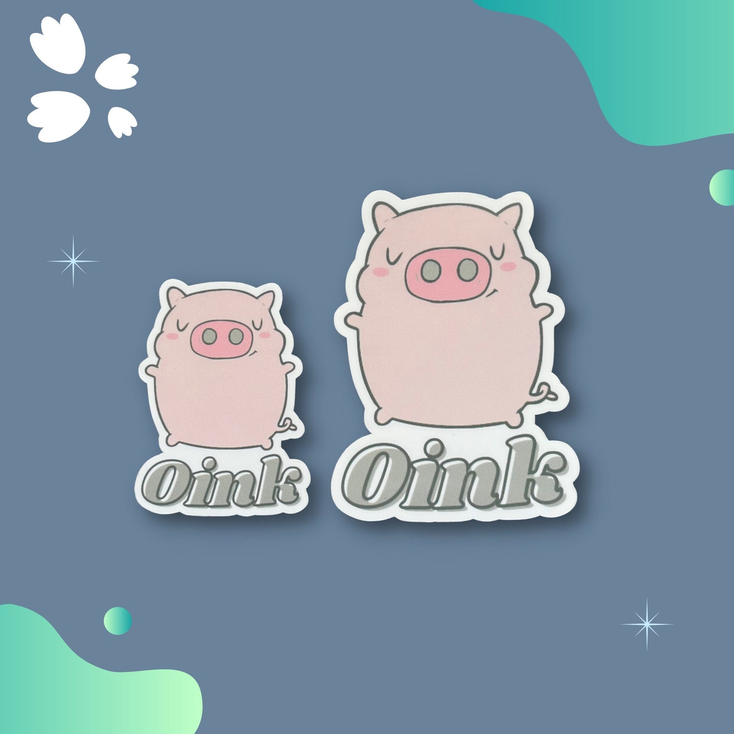 Pig Oink Vinyl Sticker